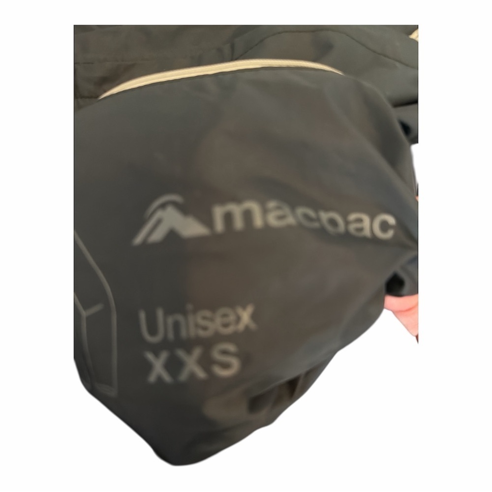 MACPAC UNISEX BLUE HOODED RAIN JACKET XXS - Picture 5 of 5